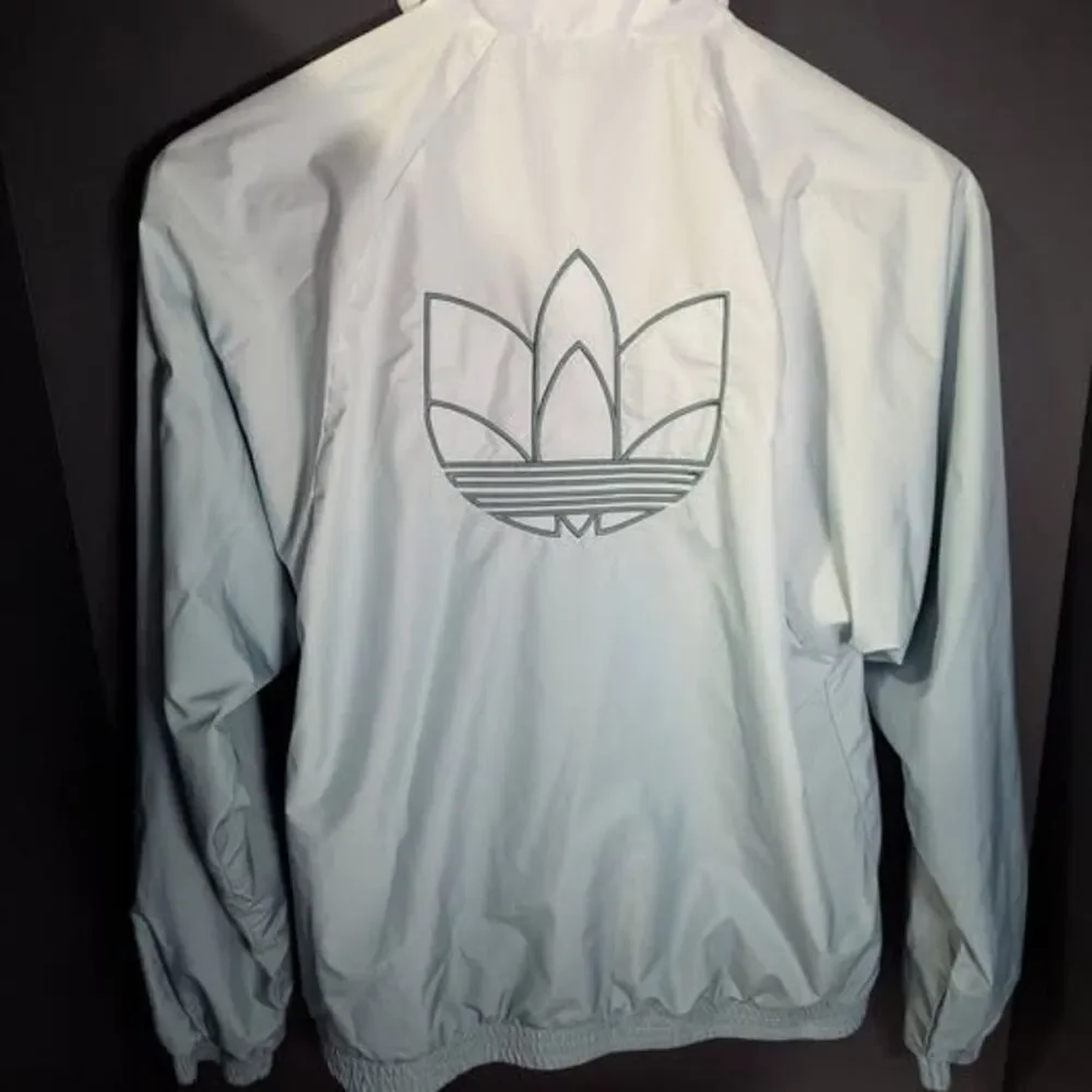 Men Adidas Jacket Adicolor 3-D Gradient Trifoil Prime Green Size Small Rare